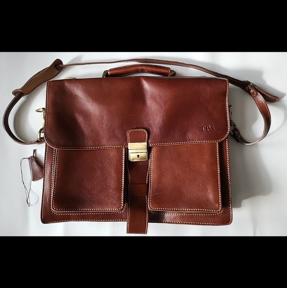 FLOTO CEO Brown Leather Unisex Bag